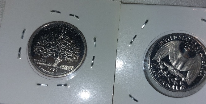 1999-S-Connecticut--And-1983-S-Quarters